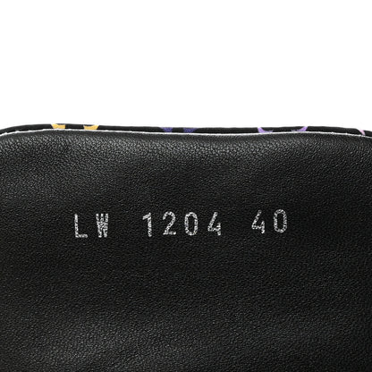 Louis Vuitton LV X TM Monogram Multicolor Pool Pillow Flat Comfort Mule 40 Black 7 of 9