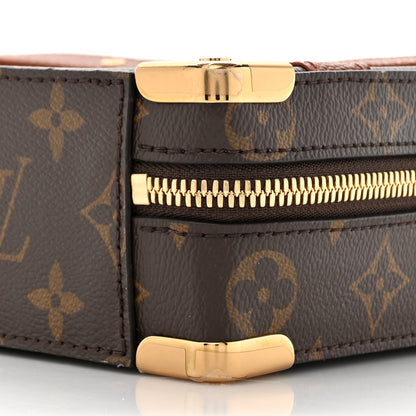 Louis Vuitton X NBA Grained Calfskin Monogram Handle Trunk Brown 8 of 9