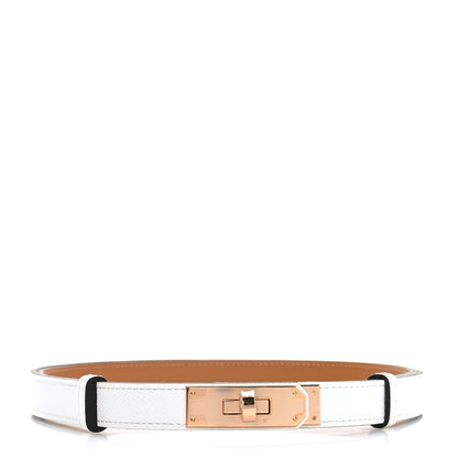 Hermes Epsom Kelly Belt White 1 of 4