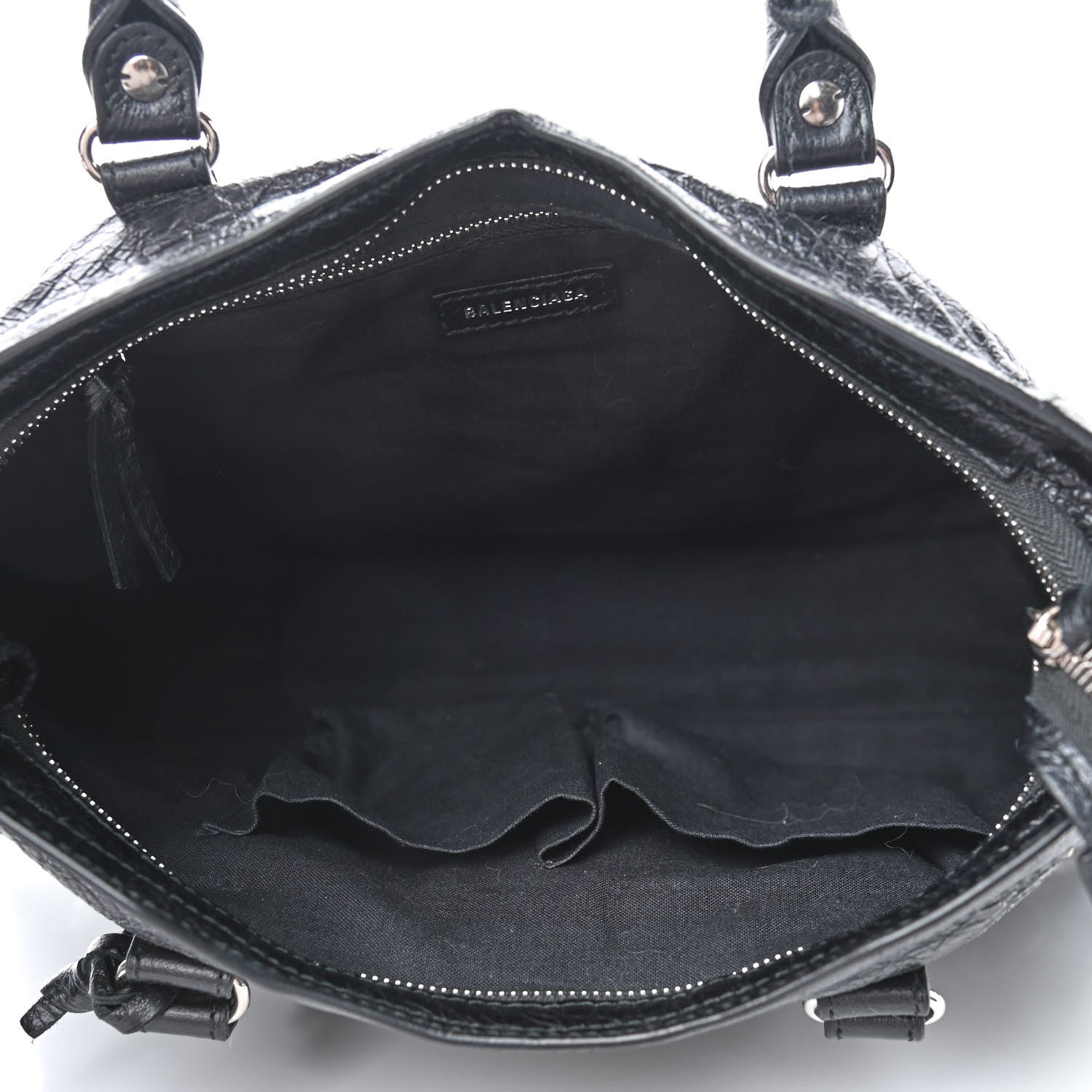 Balenciaga Agneau Classic Silver Hardware S City Black 5 of 9