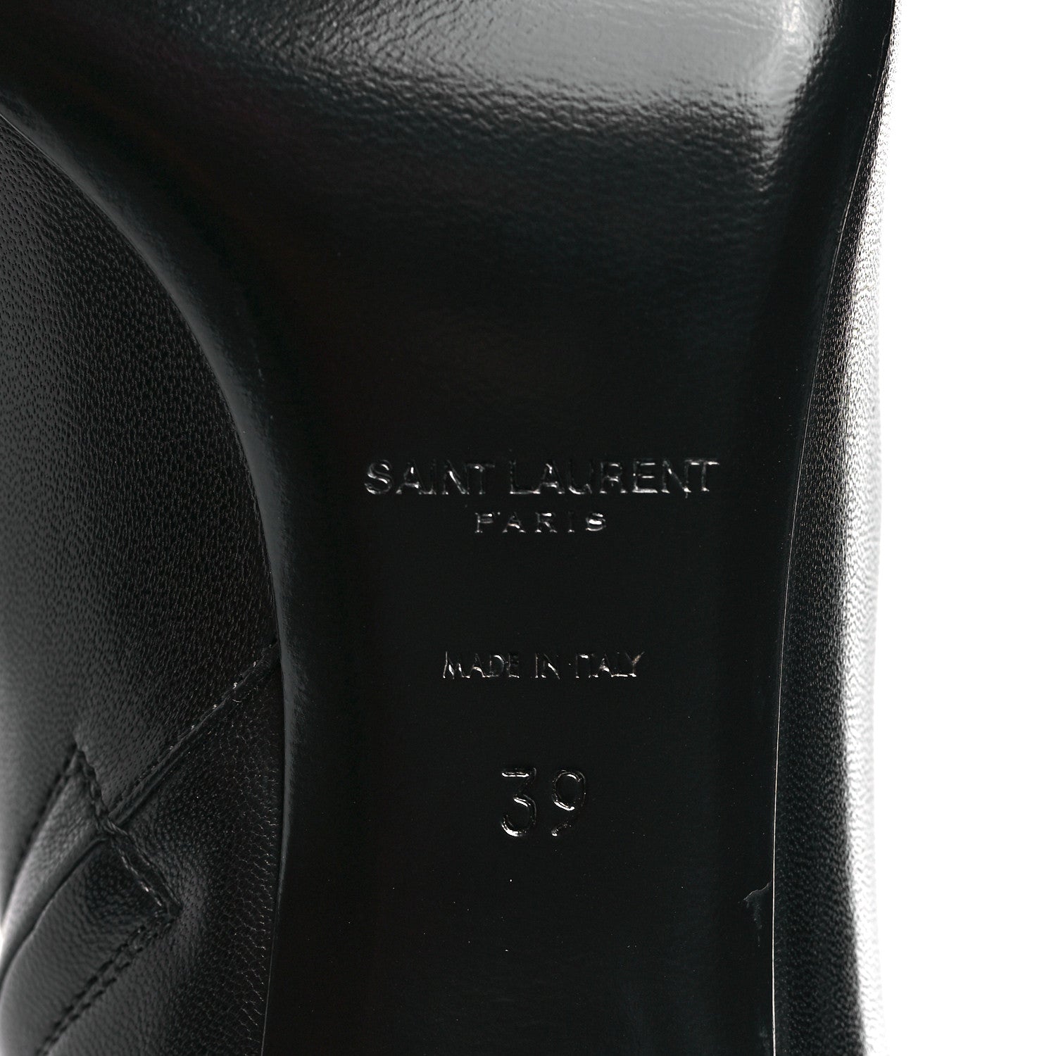 Saint Laurent Nappa Vendome Loulou Ankle Zip Boot 39 Black 6 of 8