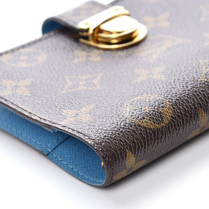 Louis Vuitton Monogram Koala Small Ring Agenda Cover Blue 6 of 10