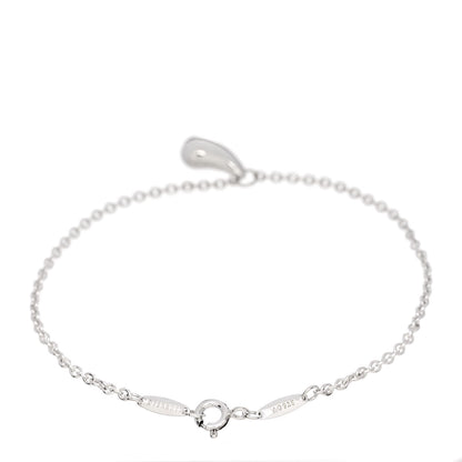 Tiffany Sterling Silver Elsa Peretti Teardrop Charm Bracelet 2 of 4