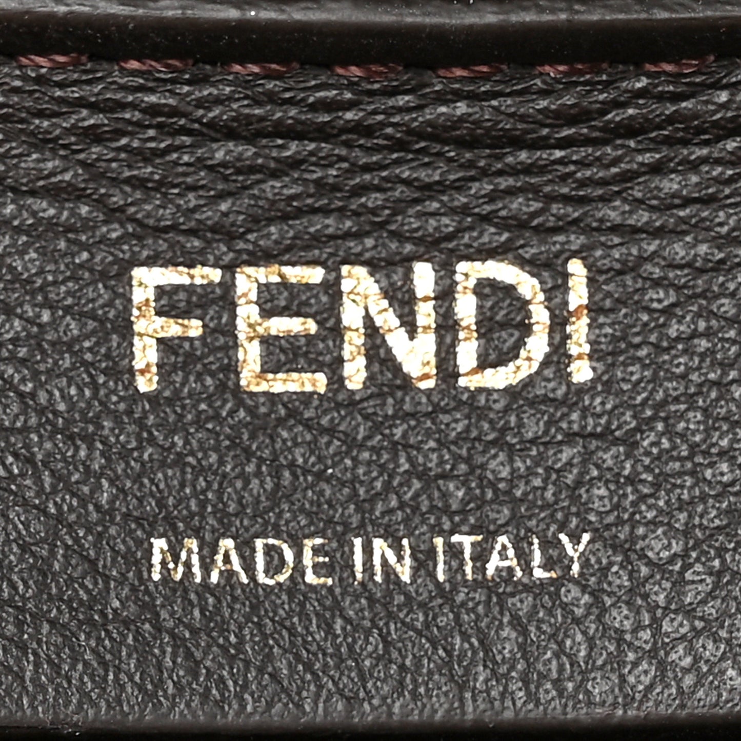 Shiny Nappa Medium Fendi First Caramello
