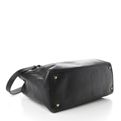 Chanel Calfskin Cerf Executive Shopper Tote Black 4 of 12