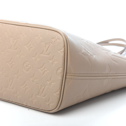 Louis Vuitton Empreinte Monogram Giant Neverfull MM Tourterelle 9 of 9