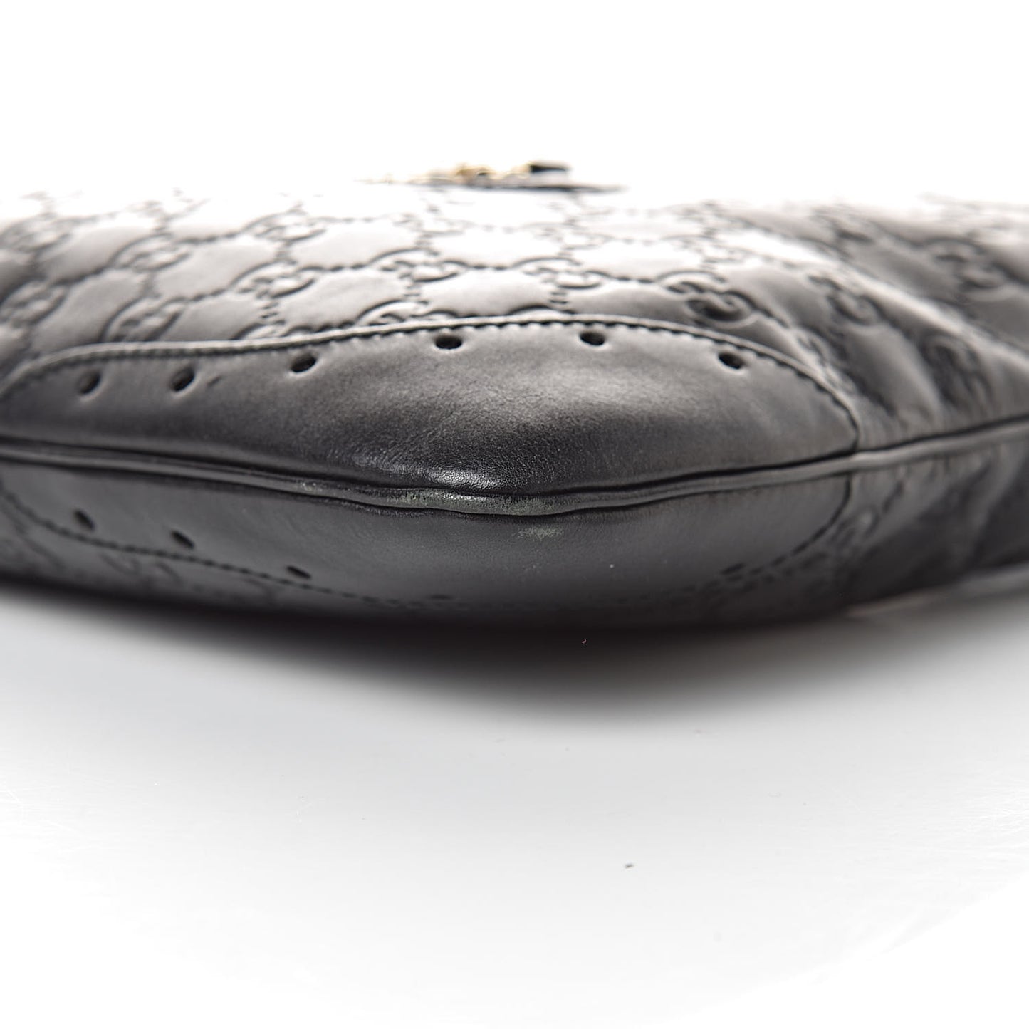 Guccissima Punch Hobo Black