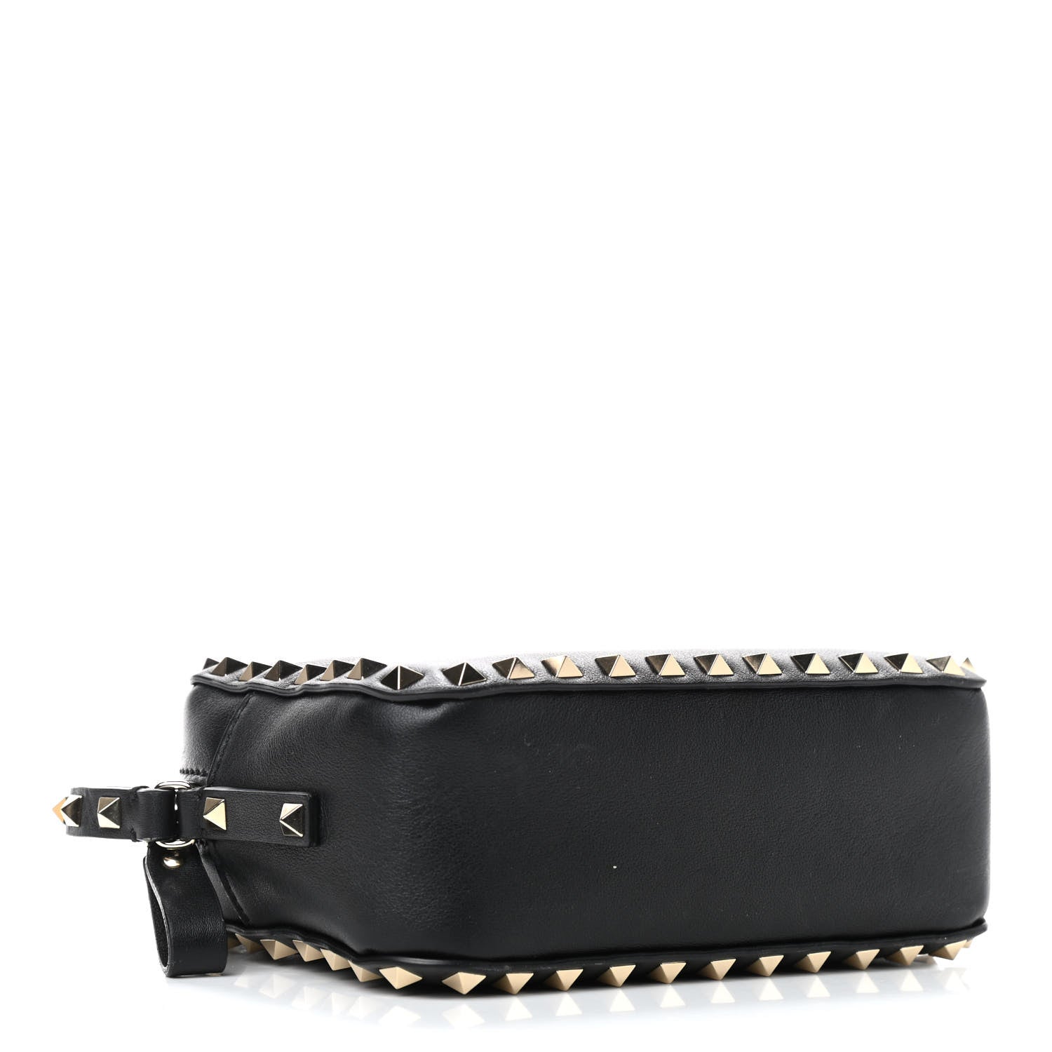 Valentino Garavani Calfskin Rockstud Camera Crossbody Bag Black 4 of 10