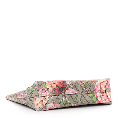 Gucci GG Supreme Monogram Blooms Medium Reversible Tote Beige Multicolor Dry Rose 4 of 22