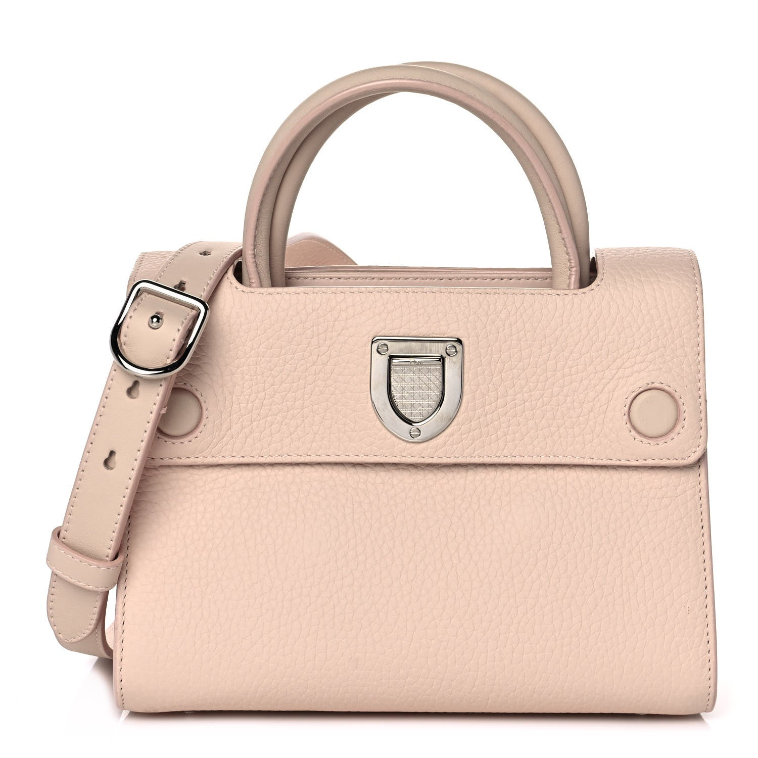 Christian Dior Grained Calfskin Mini Diorever Flap Rose Poudre 1 of 11