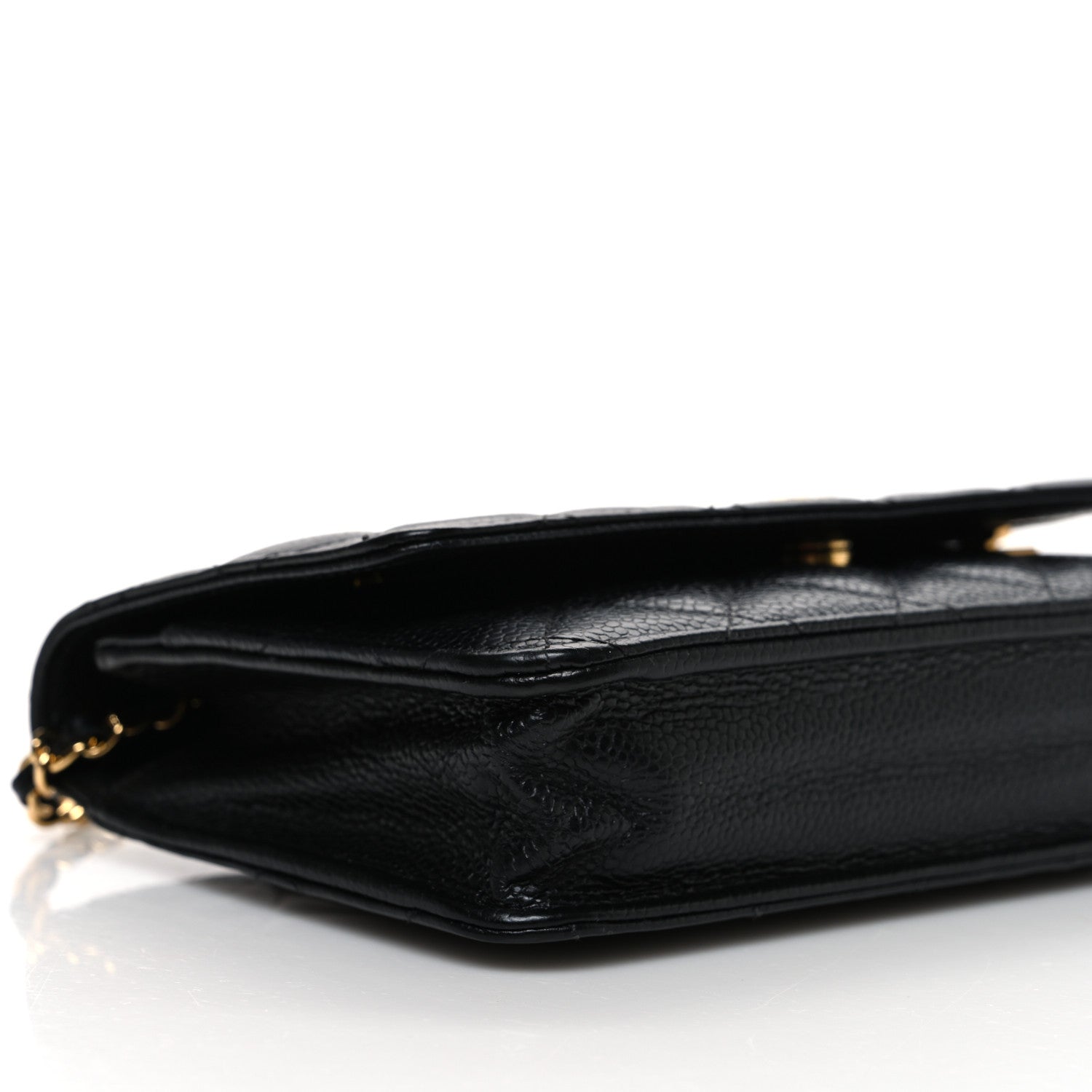 Chanel Caviar Quilted Wallet on Chain WOC Black 10 of 12
