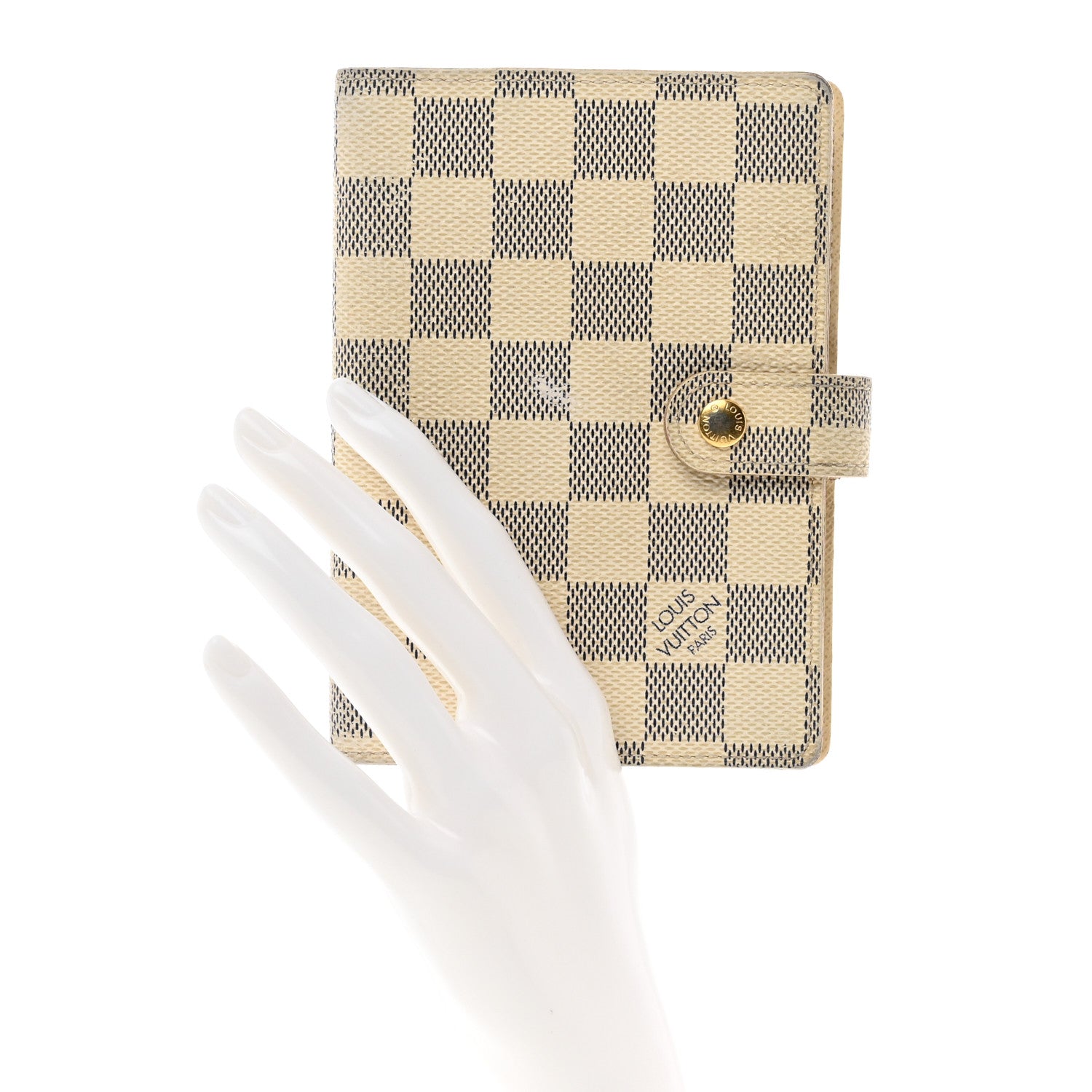 Louis Vuitton Damier Azur Small Ring Agenda Cover 2 of 8
