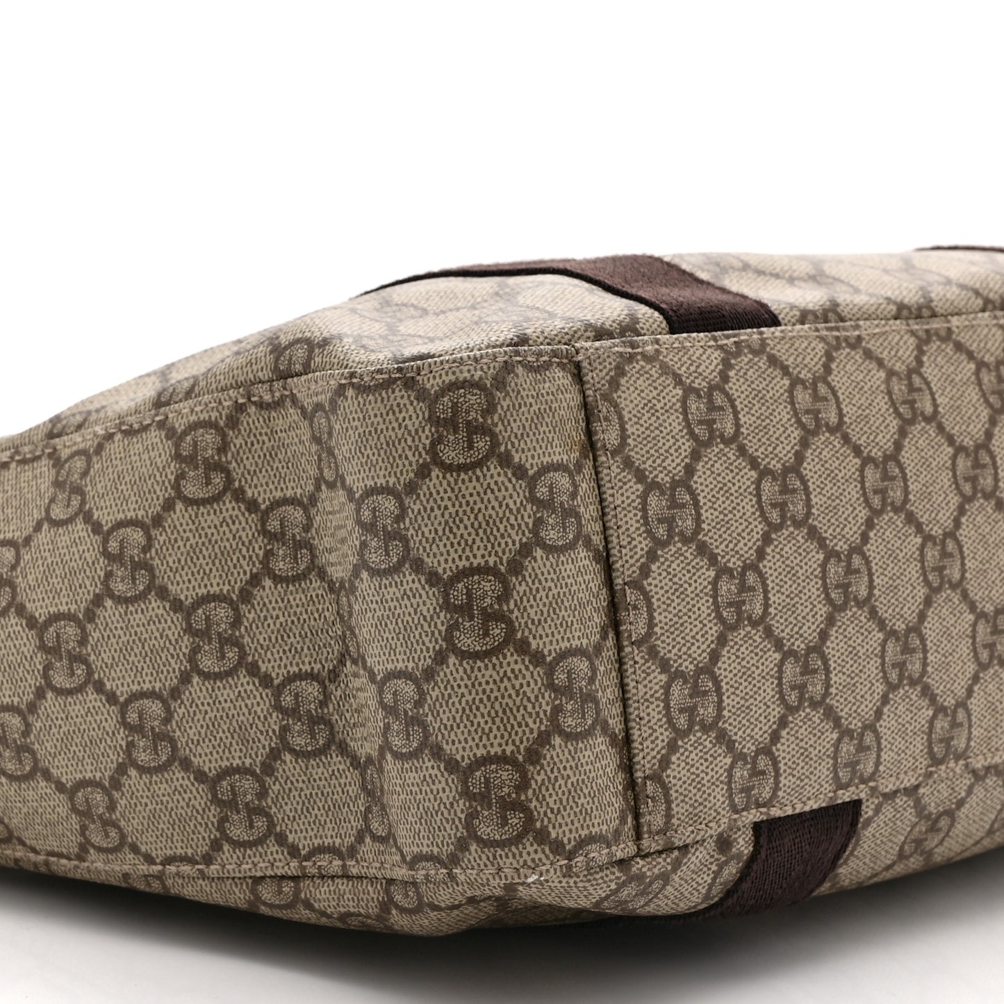 GG Plus Monogram Small Tote Dark Brown