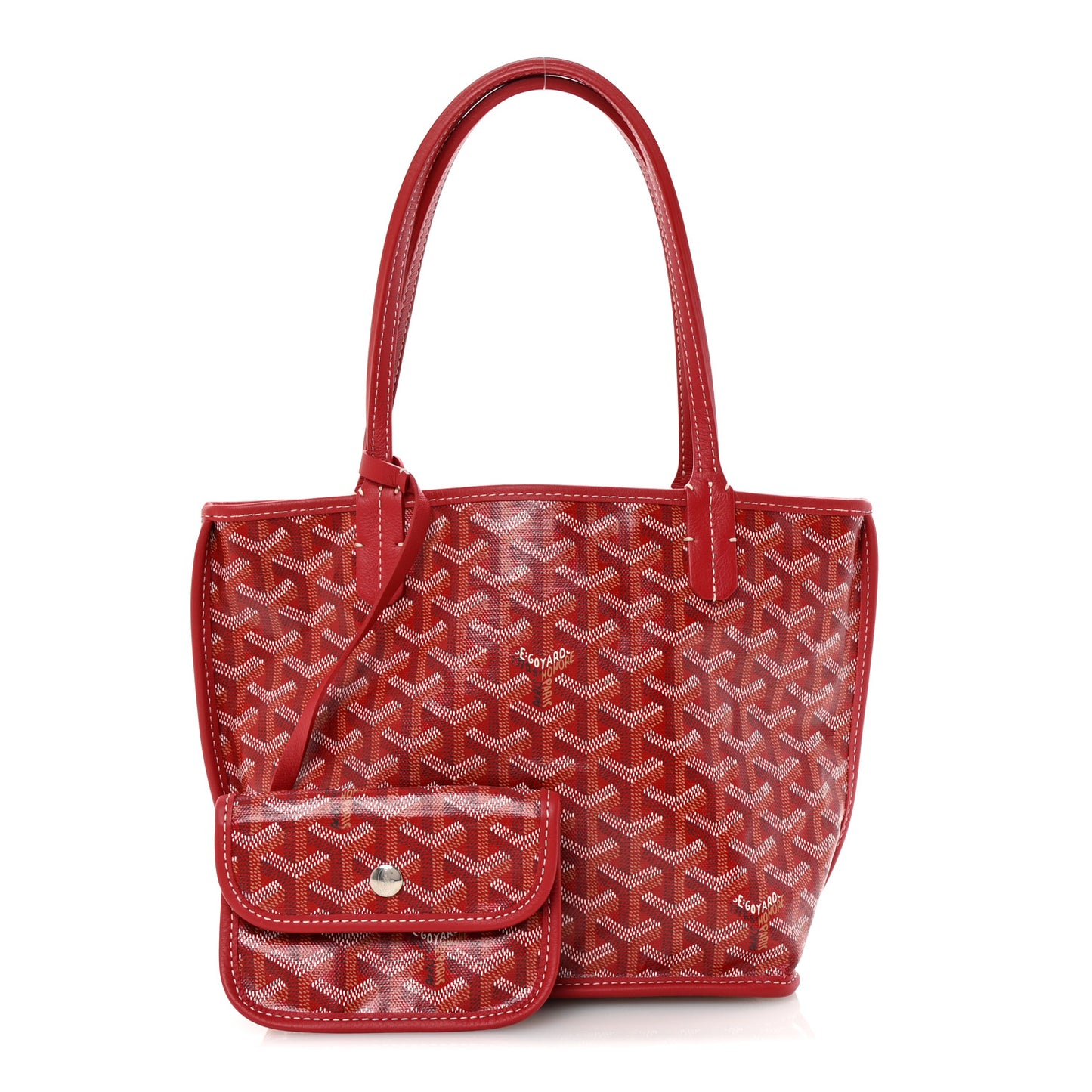 Goyardine Reversible Mini Anjou Red