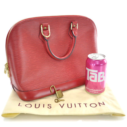 Louis Vuitton Epi Alma Red 3 of 10