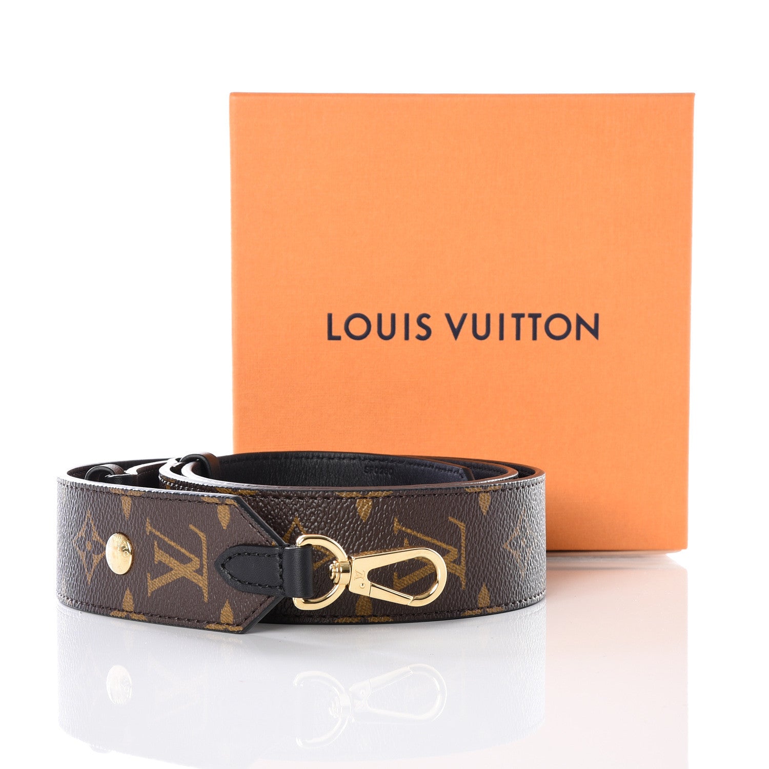 Louis Vuitton Monogram Adjustable Bandouliere Shoulder Strap Black 6 of 6