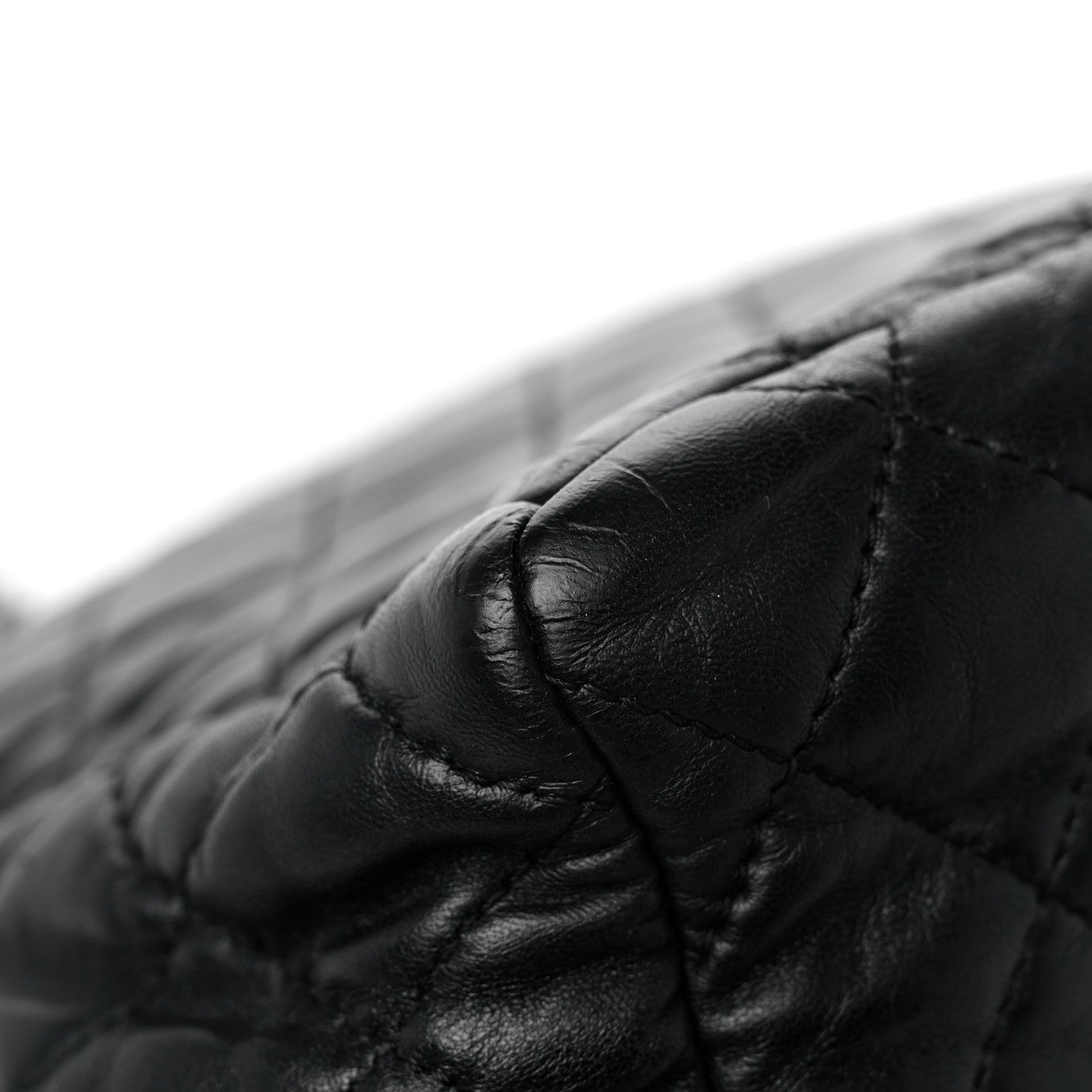 Chanel Lambskin Quilted Week End on Mars Tote Black 11 of 20