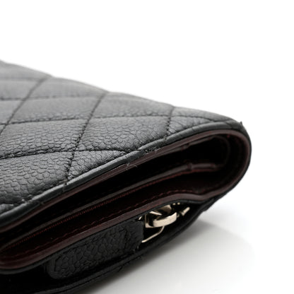 Chanel Caviar Quilted CC French Wallet Black 11 of 14