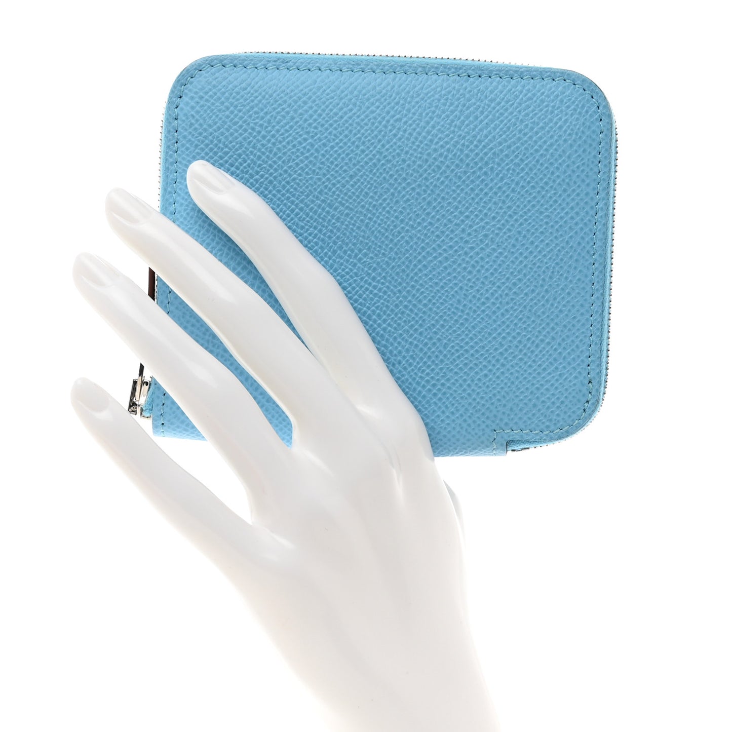 Epsom Silk'In Compact Wallet Celeste