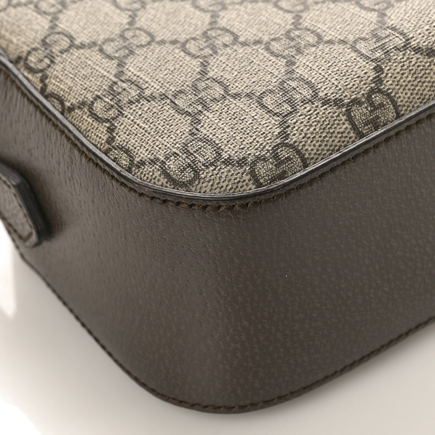 GG Supreme Monogram Web Neo Vintage Shoulder Bag Beige New Acero Crop