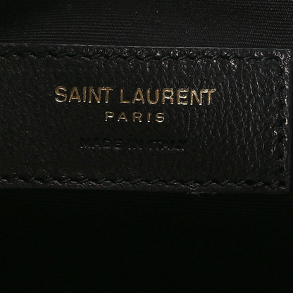 Saint Laurent Lambskin Matelasse Monogram Joe Nano Bucket Bag Light Musk 6 of 11