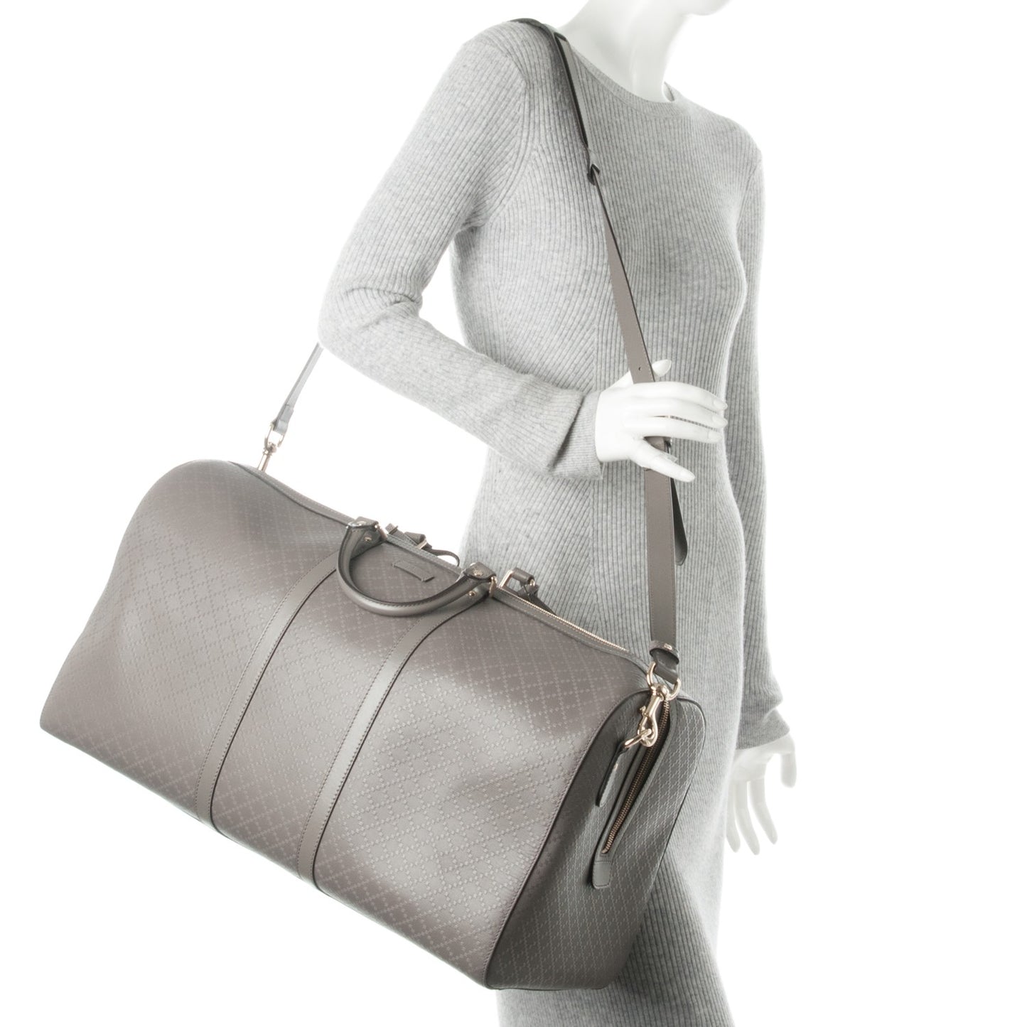 Diamante Leather Large Carry On Duffle