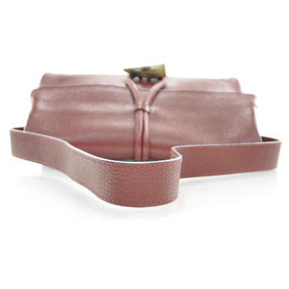 Burberry Leather Haymarket Check Horn Toggle Shoulder Bag 5 of 8