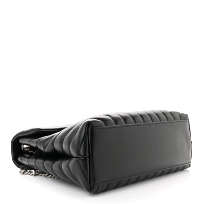 Saint Laurent Calfskin Y Quilted Monogram Medium Loulou Chain Satchel Black 4 of 10