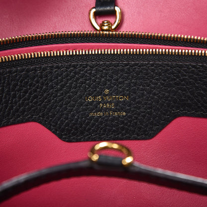 Louis Vuitton Taurillon Capucines GM Black 6 of 11