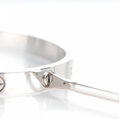 Cartier 18K White Gold LOVE Bracelet 17 6 of 6