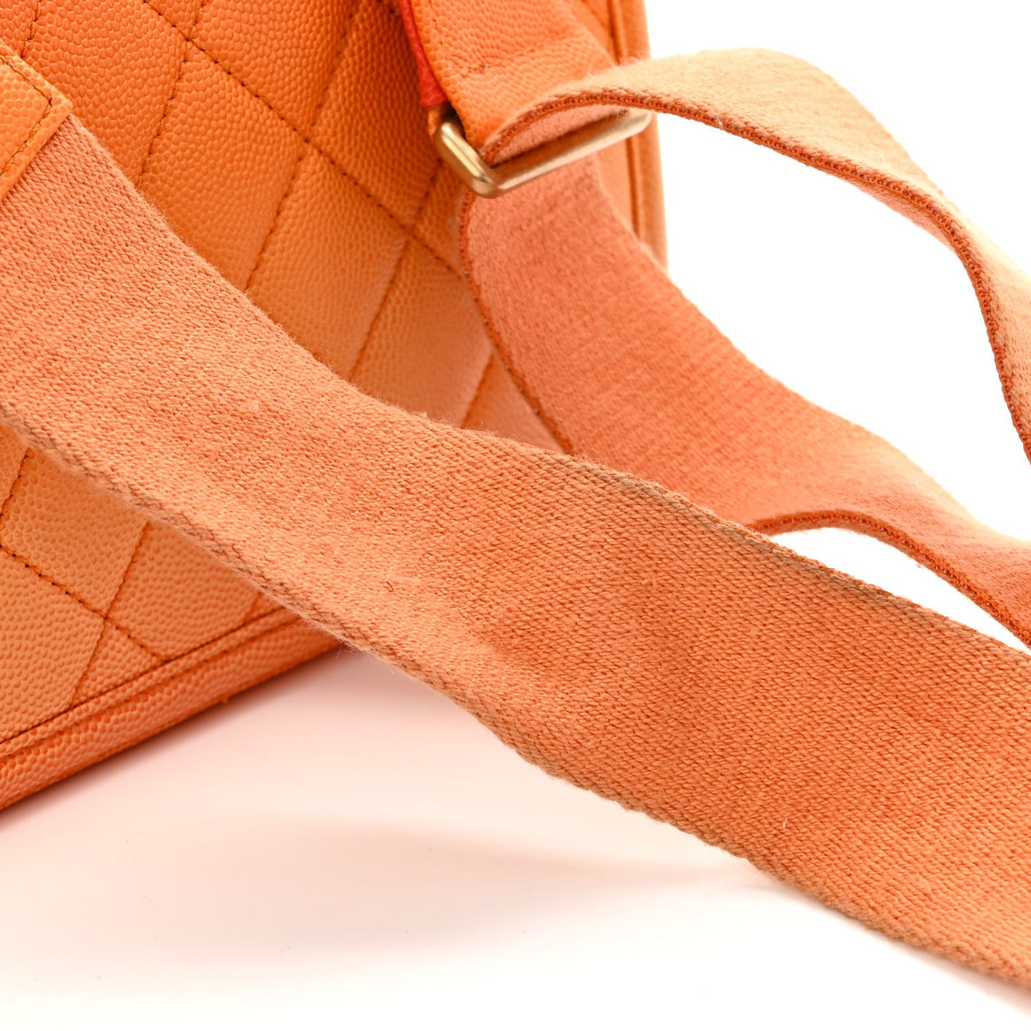 Caviar Quilted Small Sunset On The Sea Flap Orange