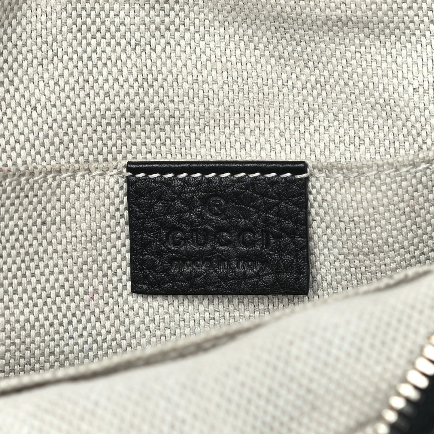 Pebbled Calfskin Small Soho Disco Bag Black