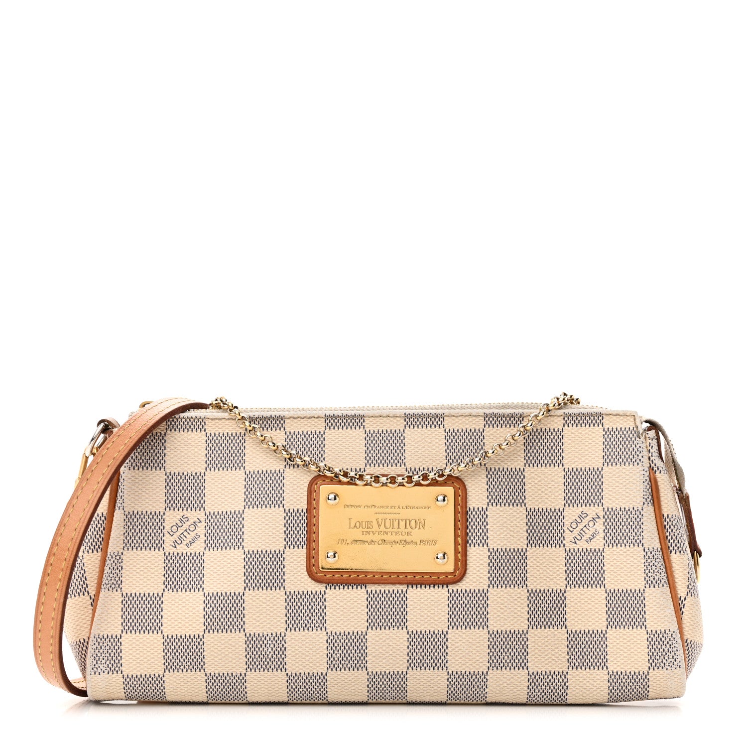 Louis Vuitton Damier Azur Eva Clutch 1 of 18