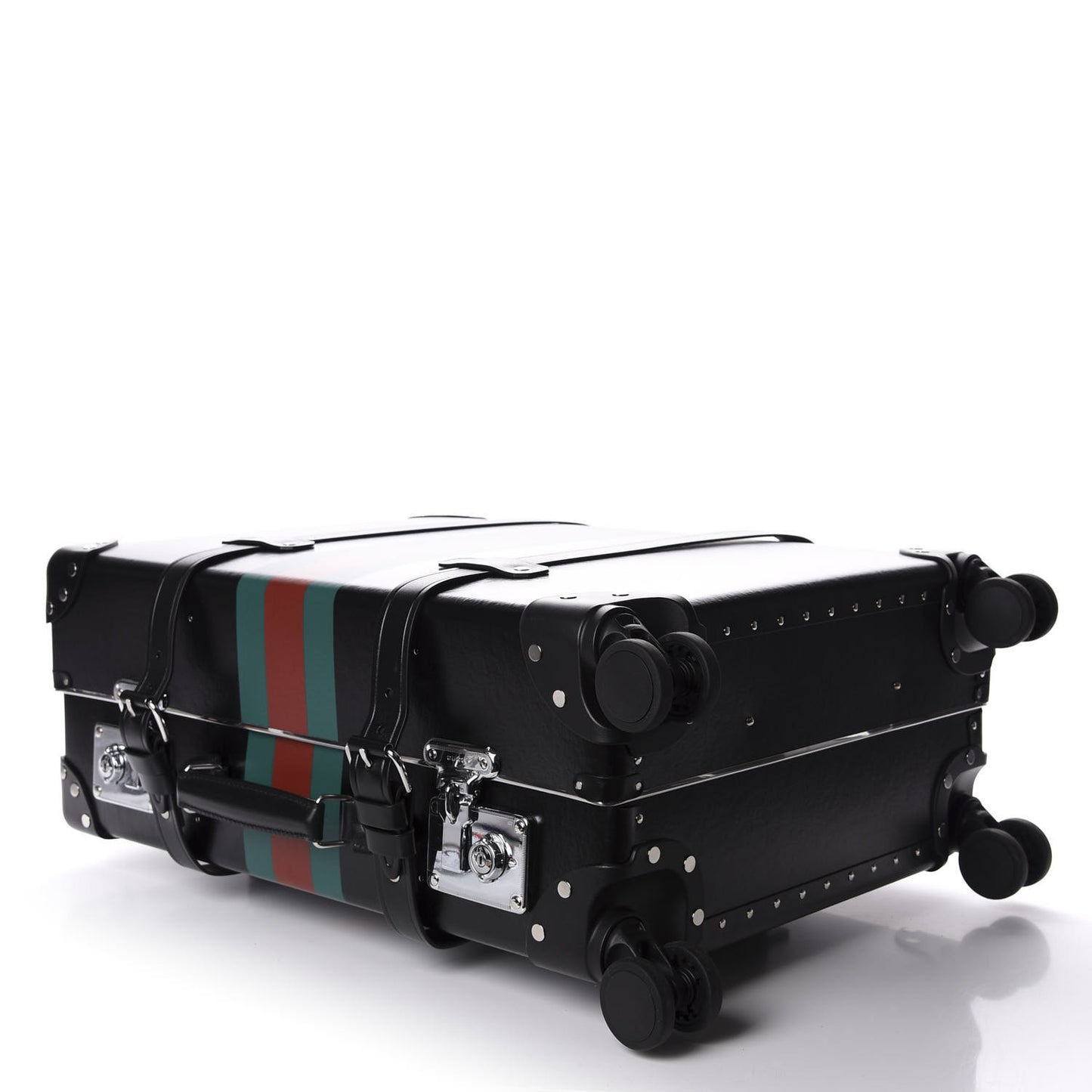 Calfskin Web Globe-Trotter Carry-On Black