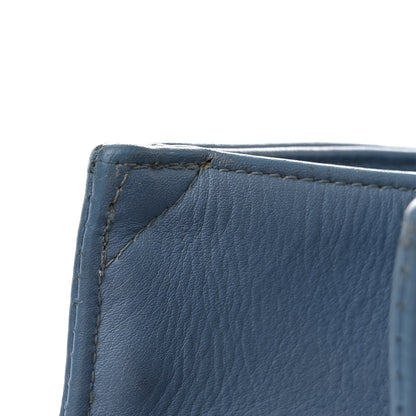 Chanel Lambskin Jumbo CC Shoulder Bag Blue 11 of 11