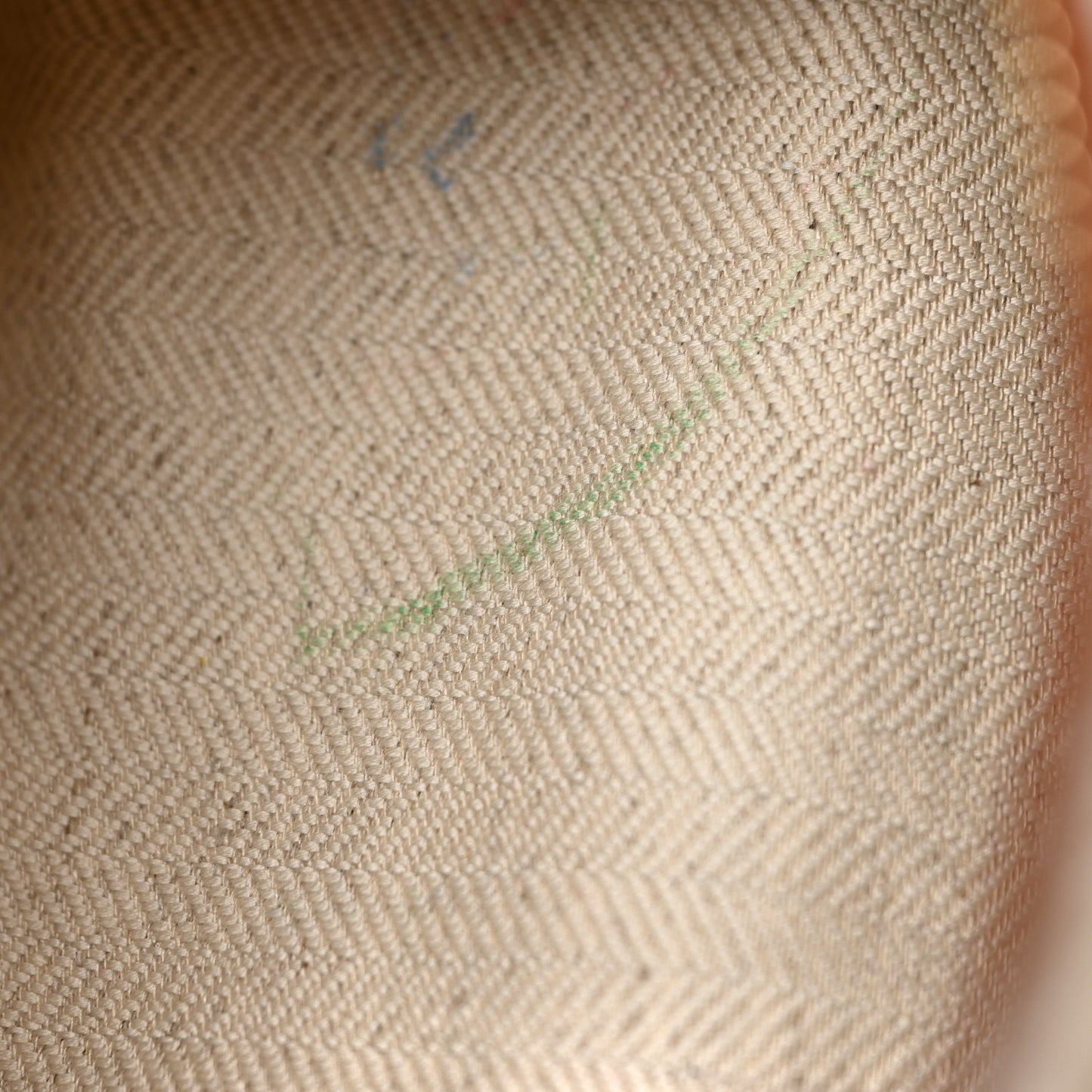 Jacquard Anagram Calfskin Small Cubi Bag Ecru Tan