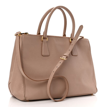 Prada Saffiano Medium Galleria Double Zip Tote Cammeo 3 of 18