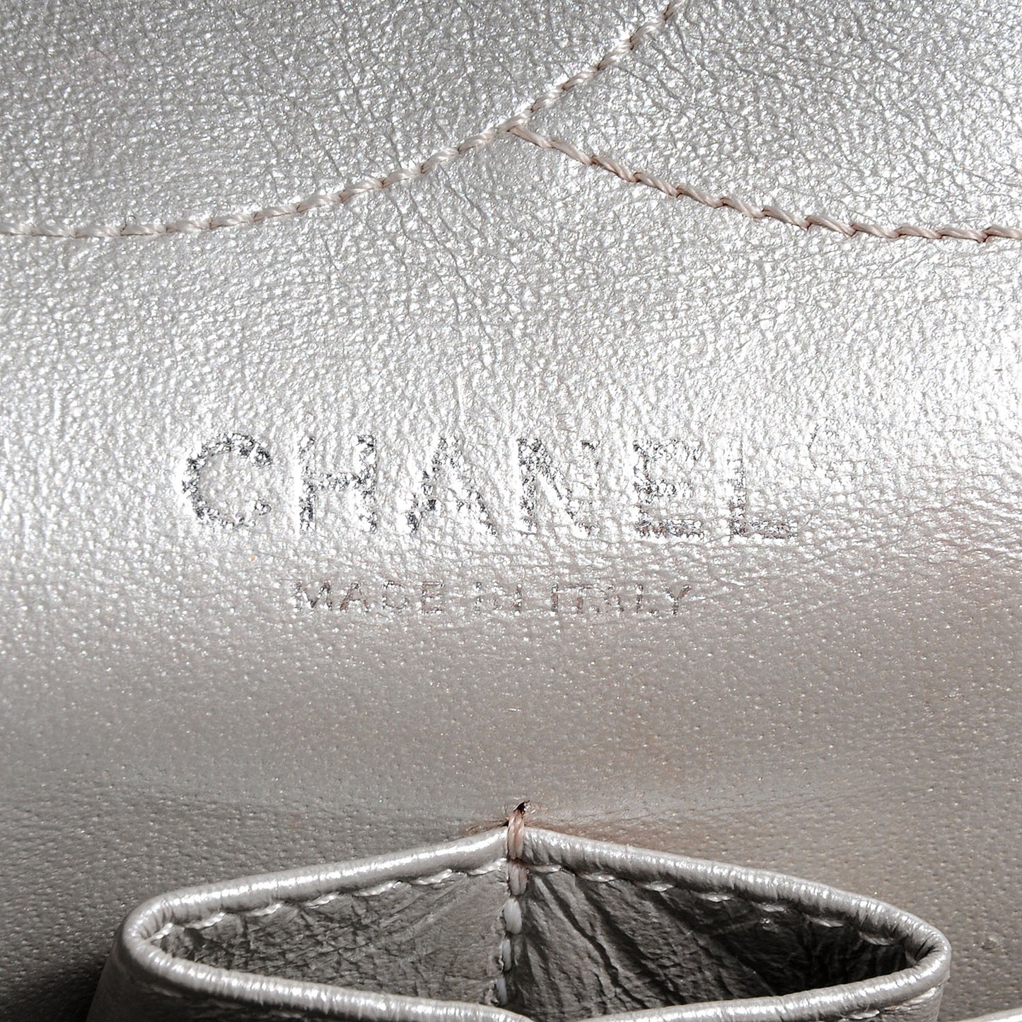 Lambskin 2.55 Reissue 227 Flap Silver