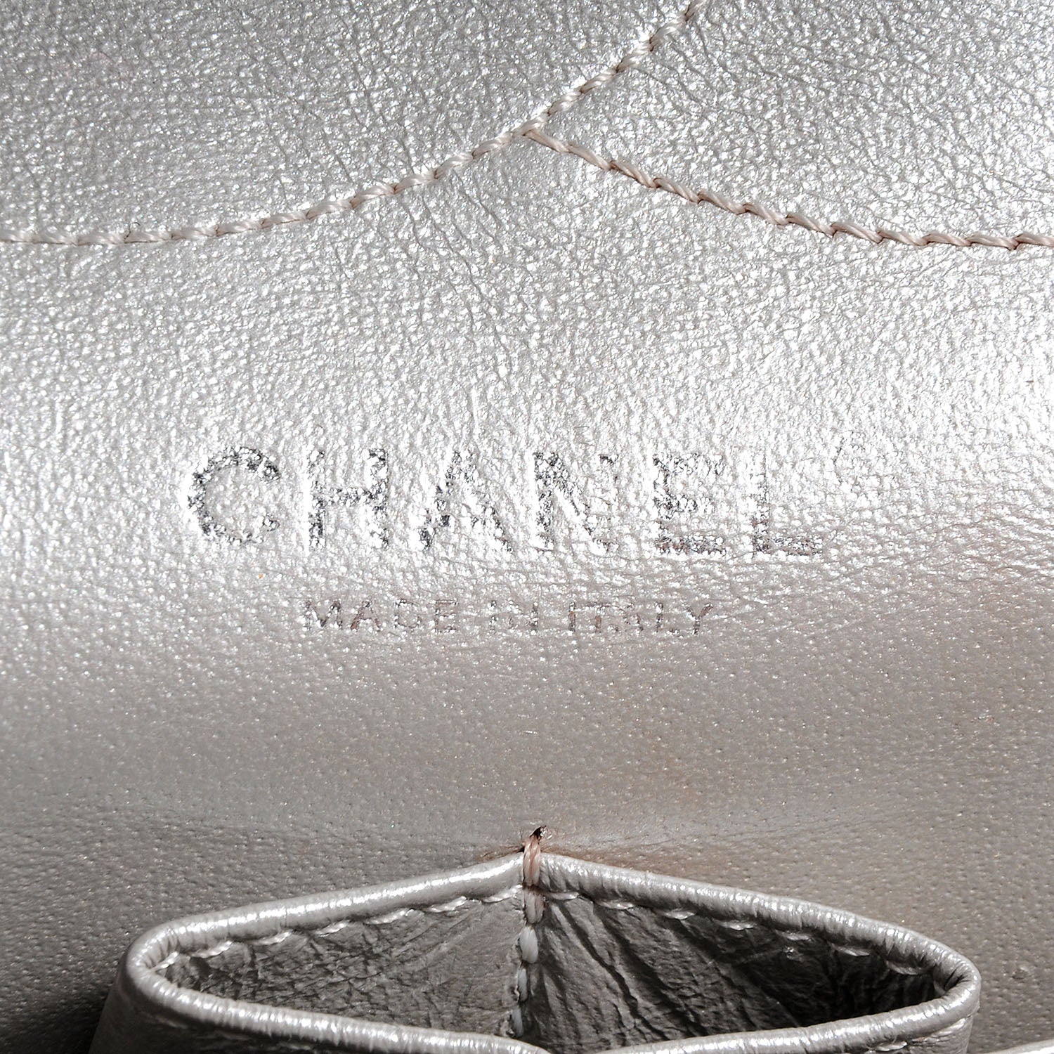 Chanel Lambskin 2.55 Reissue 227 Flap Silver 7 of 9