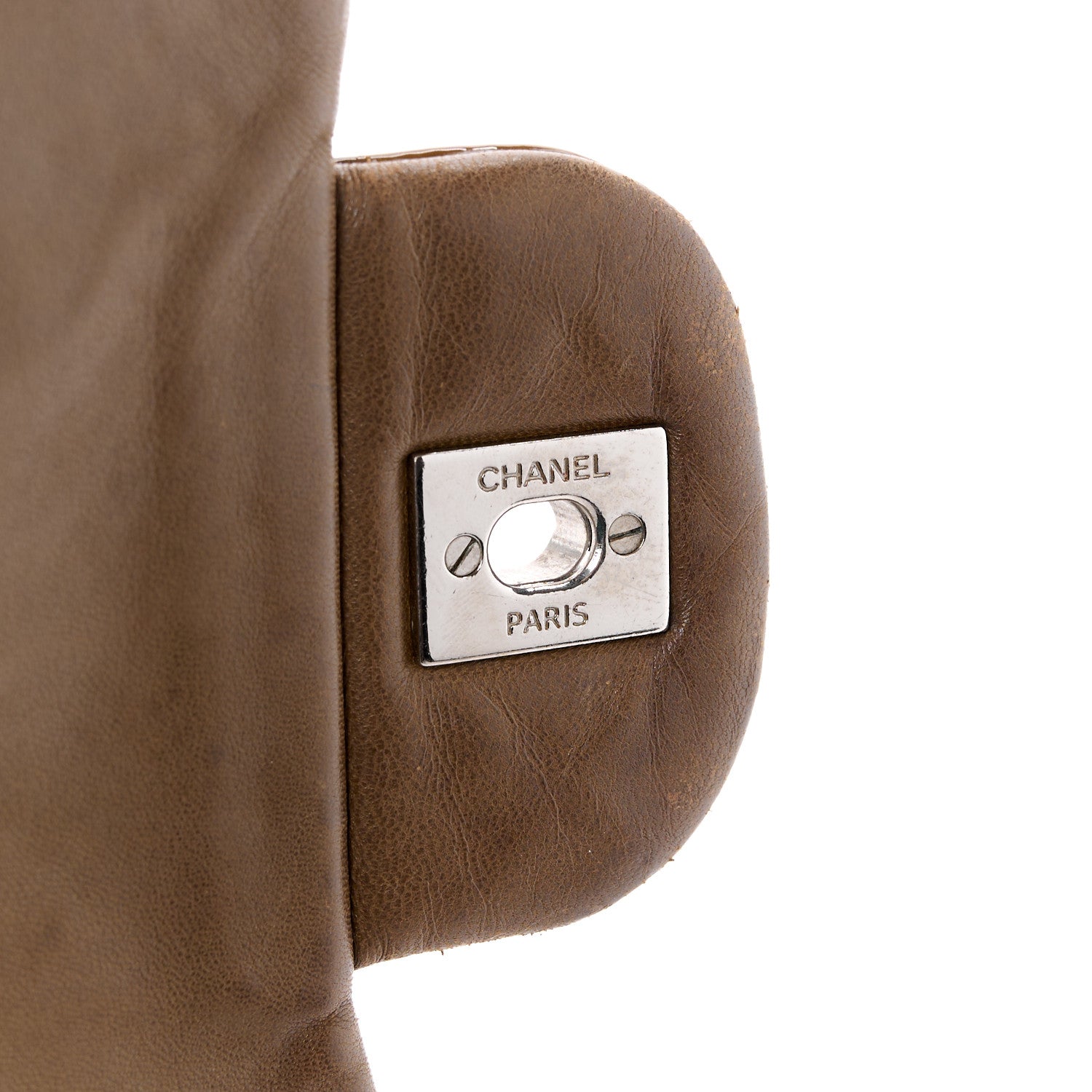 Chanel Patent Quilted Jumbo Single Flap Brown 7 of 12