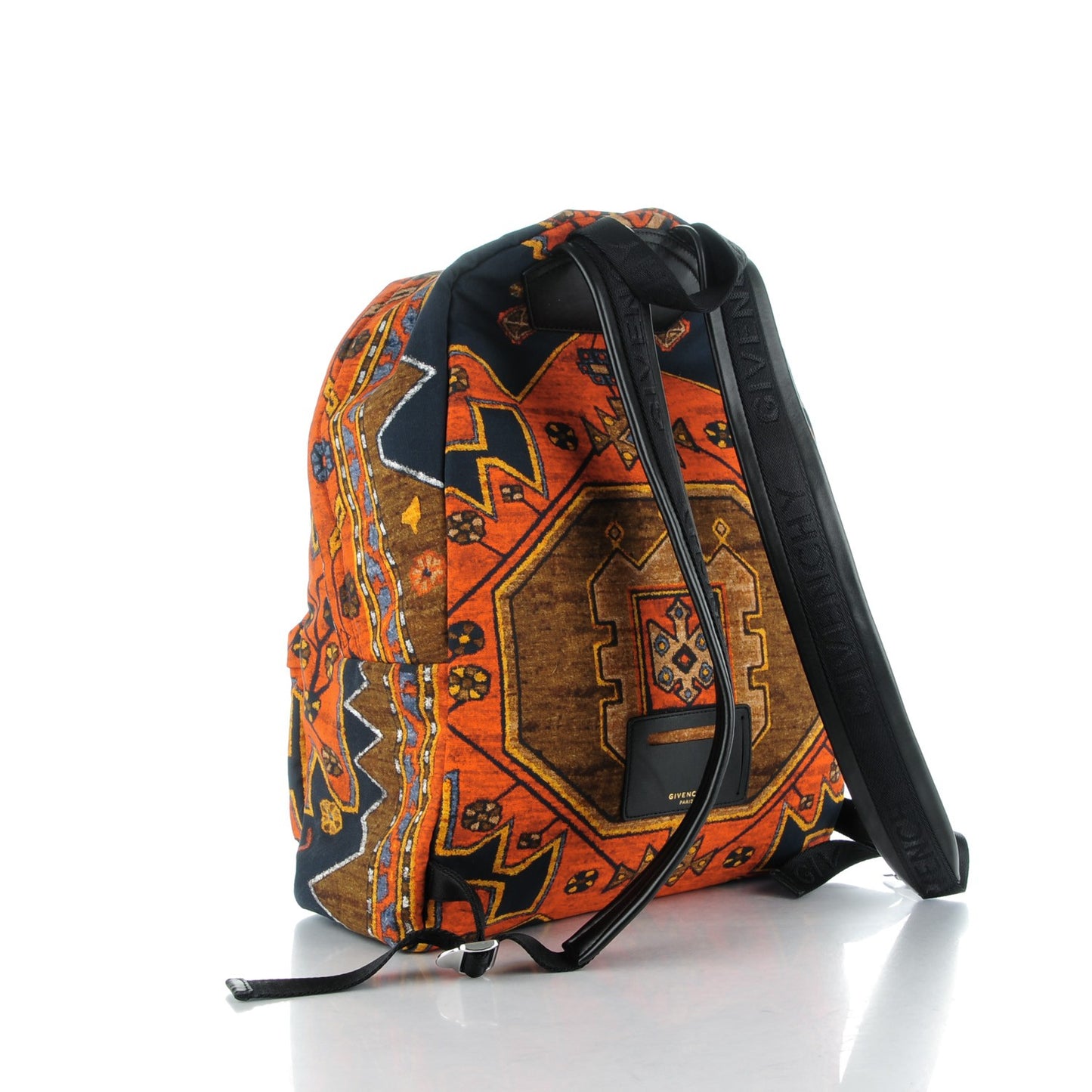 Cotton Lambskin Aztec Print Backpack