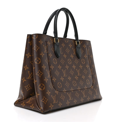 Louis Vuitton Monogram Flower Tote Black 2 of 7