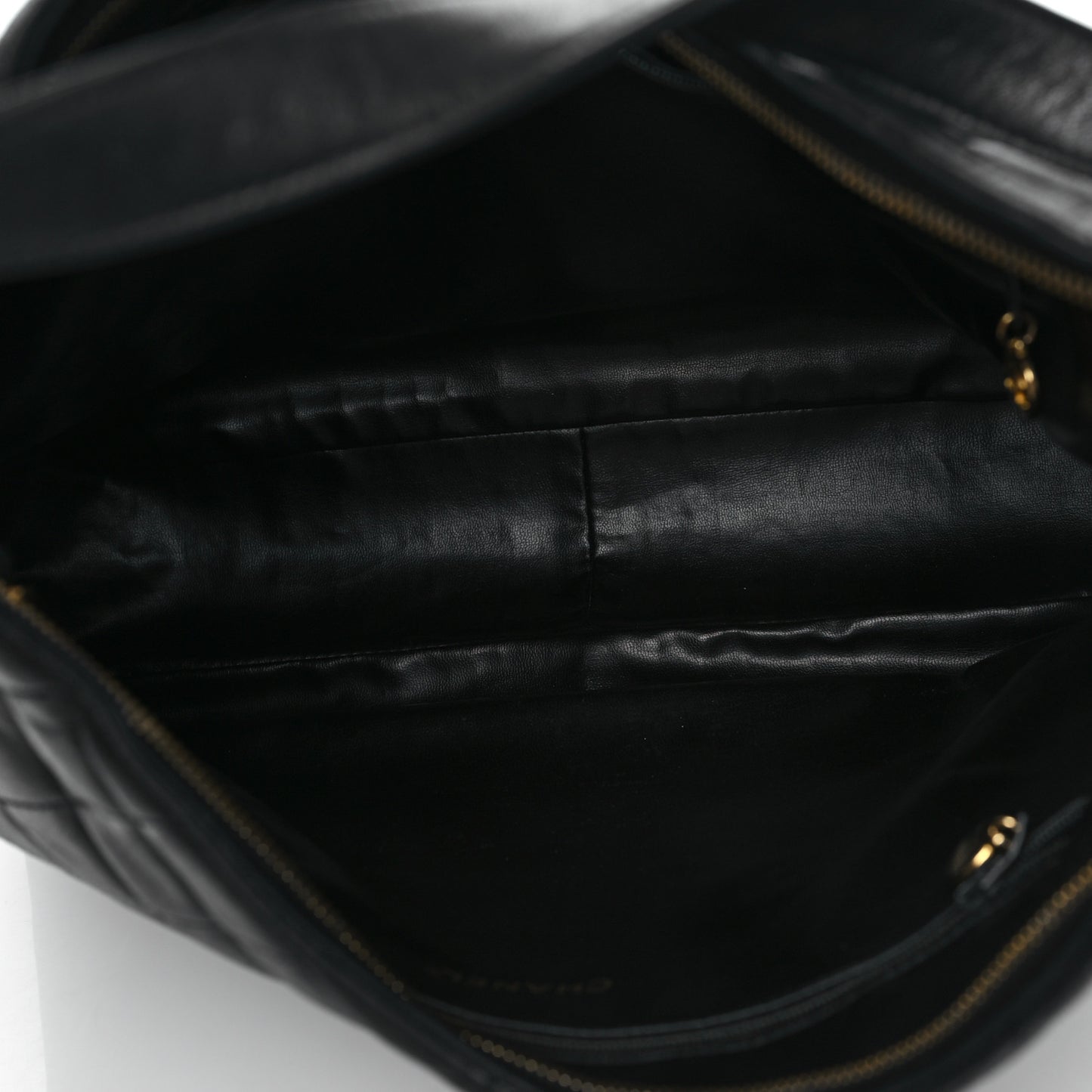 Lambskin Quilted CC Shoulder Bag Black