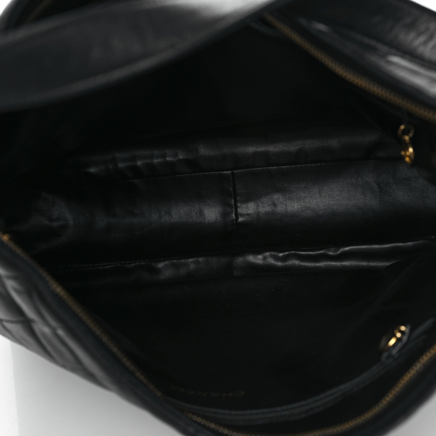Chanel Lambskin Quilted CC Shoulder Bag Black 5 of 10