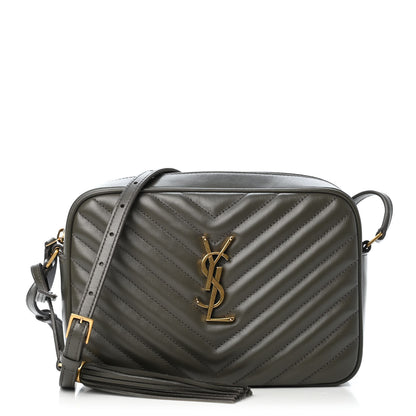 Saint Laurent Calfskin Matelasse Monogram Lou Camera Bag Sea Pebble 1 of 4
