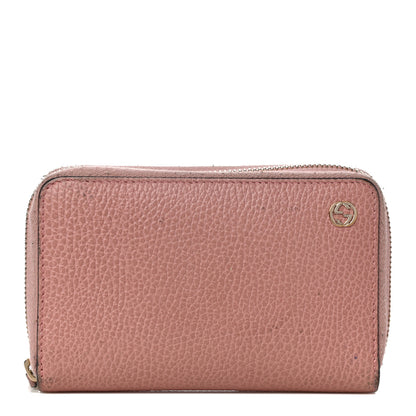 Gucci Dollar Calfskin Medium GG Zip Around Wallet Soft Pink 1 of 23