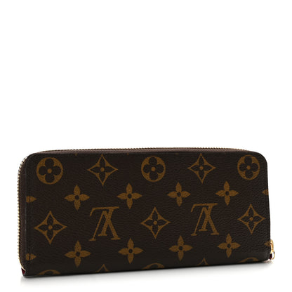 Louis Vuitton Monogram Clemence Wallet Fuchsia 3 of 7