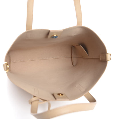 Saint Laurent Calfskin Toy Shopping Tote Nude Powder 6 of 10