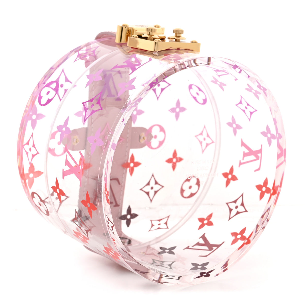 Louis Vuitton Transparent Plexiglass Box Scott Rose Ballerine 4 of 7