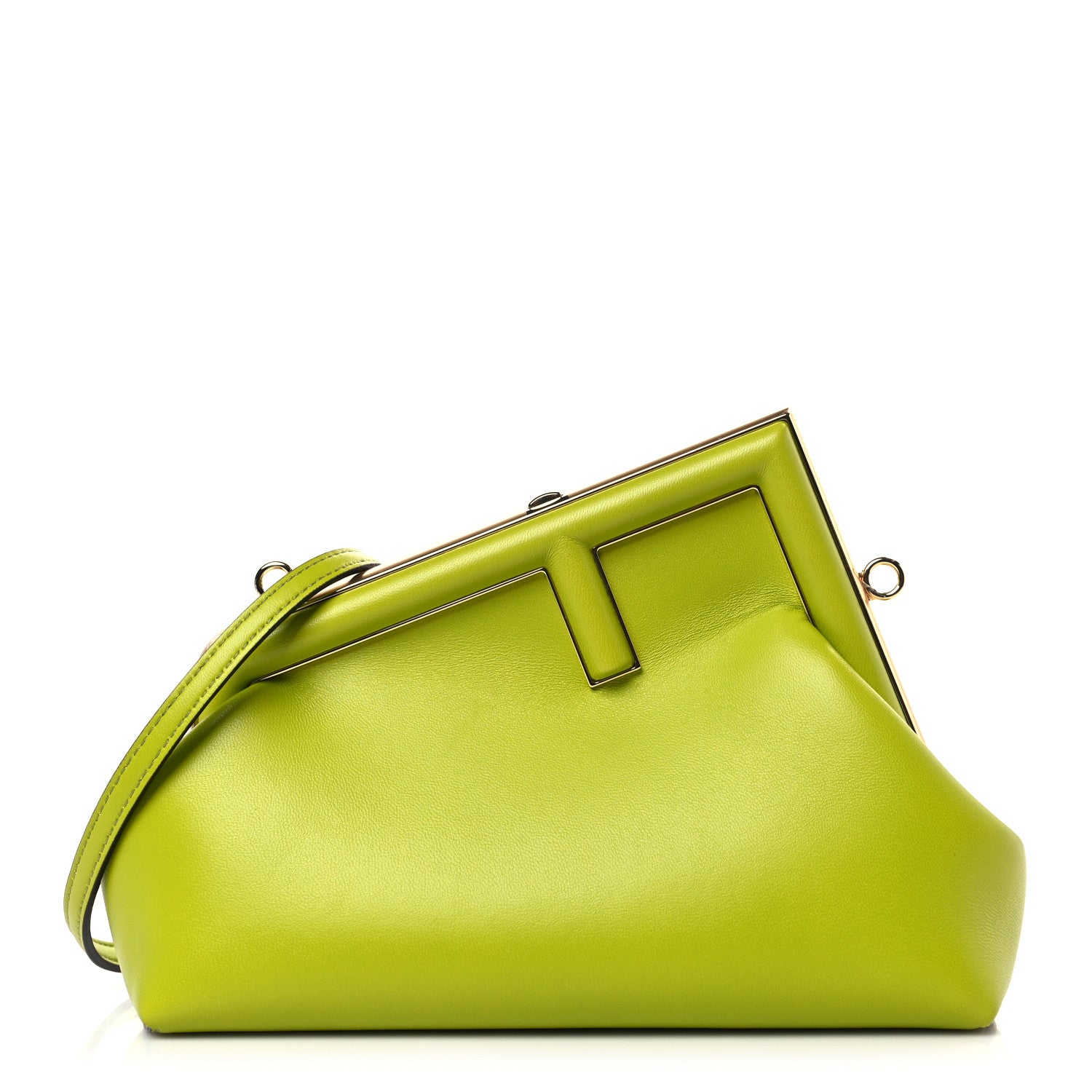 Fendi Shiny Nappa Small Fendi First Wasabi 2 of 9